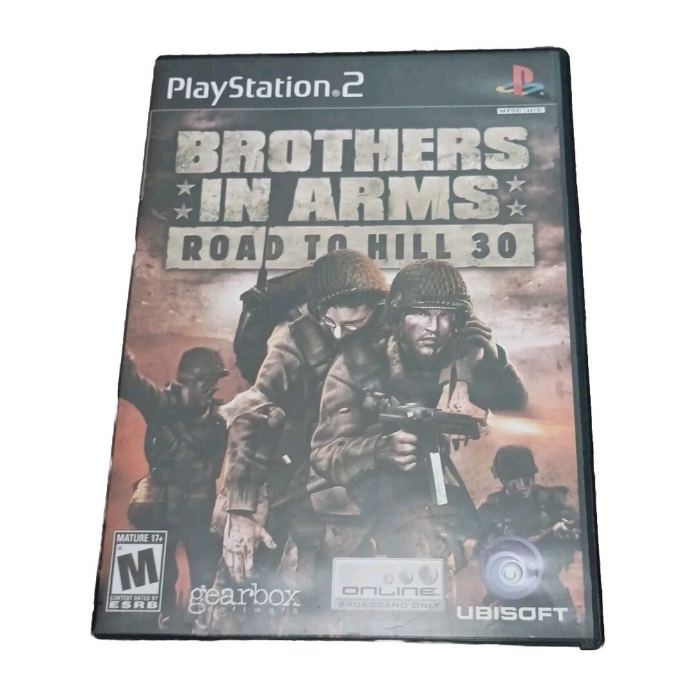 Brothers in Arms Road to Hill 30 Sony PlayStation 2 PS2 CIB 008888322061